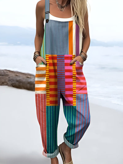 Kleurrijke algehele jumpsuit