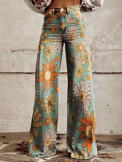 Mijntje | Bloemen zomerbroek