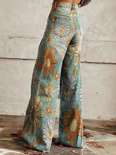 Mijntje | Bloemen zomerbroek