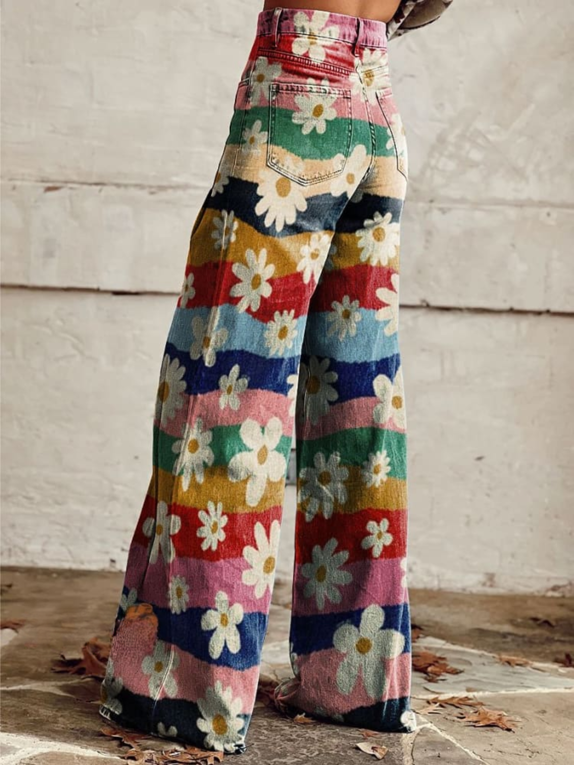 Jannita | Retro Bloemenbroeken