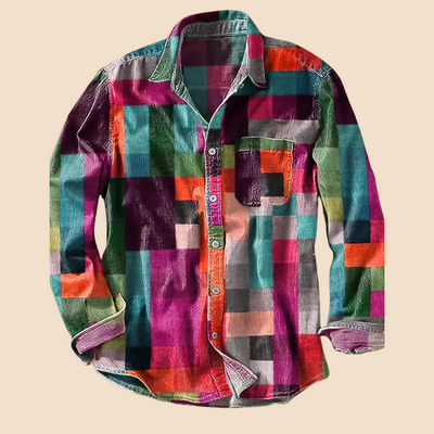 Albin | Vintage regenboogshirt