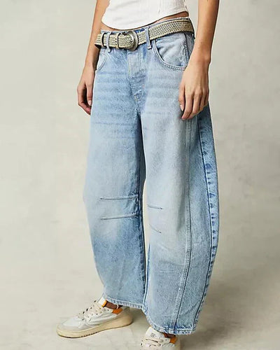 Adeline | Mid-rise barrel jeans voor dames