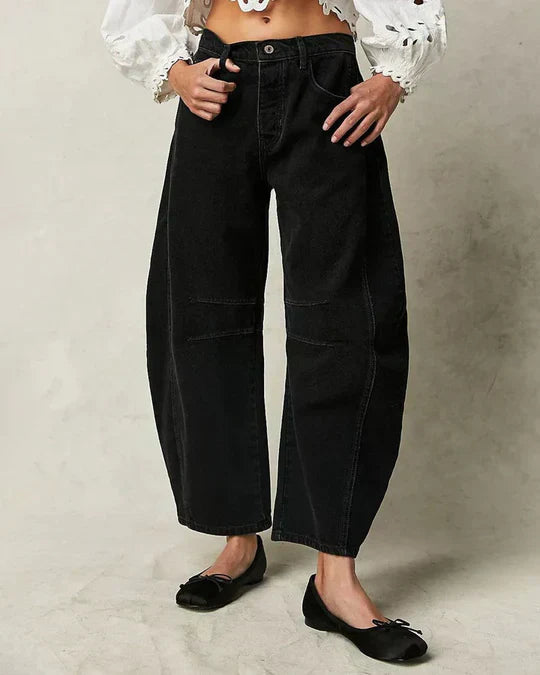 Adeline | Mid-rise barrel jeans voor dames