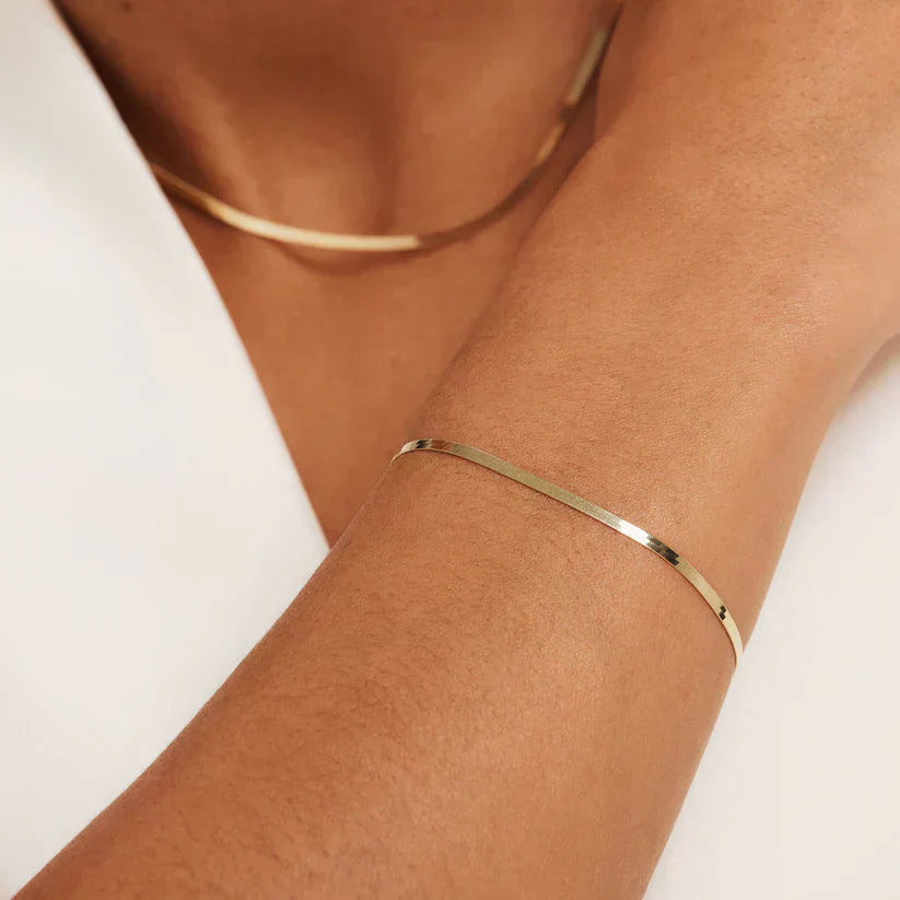 Soleil Slangen Armband | Goud