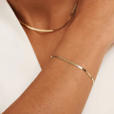 Soleil Slangen Armband | Goud