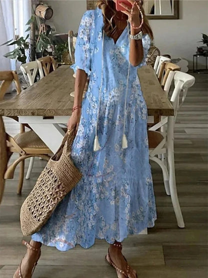 Diane | Boheemse maxi-jurk