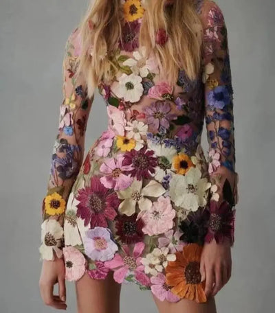 Dolores | Elegante bloemenjurk