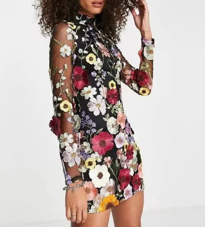 Dolores | Elegante bloemenjurk