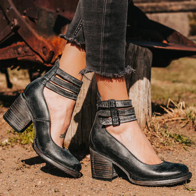 Elena | Elegant Heeled Ankle Boots for All Day Comfort and Style