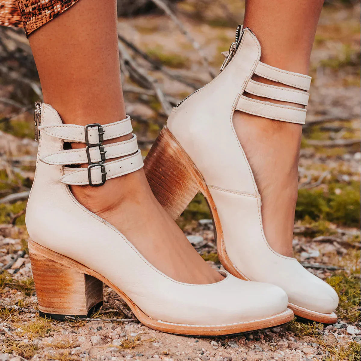 Elena | Elegant Heeled Ankle Boots for All Day Comfort and Style