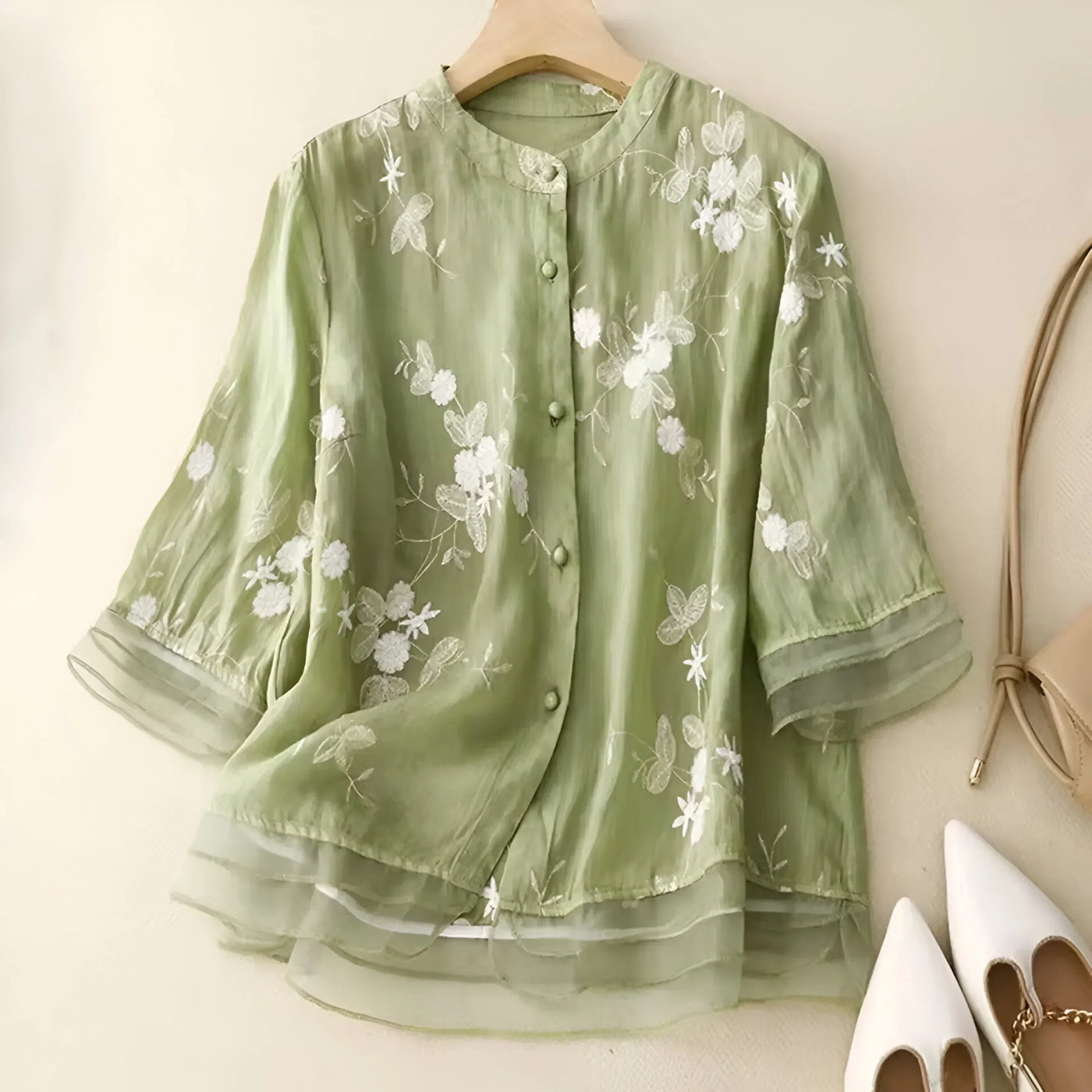 Giovanna | Elegante katoenen blouse