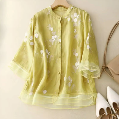 Giovanna | Elegante katoenen blouse