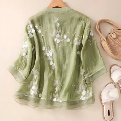 Giovanna | Elegante katoenen blouse