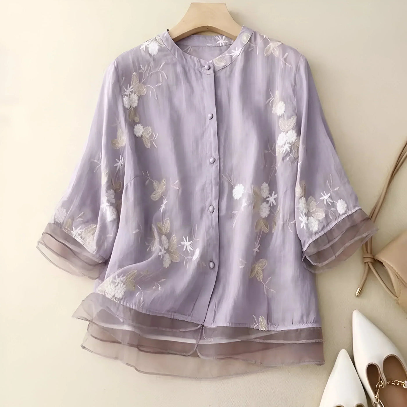 Giovanna | Elegante katoenen blouse