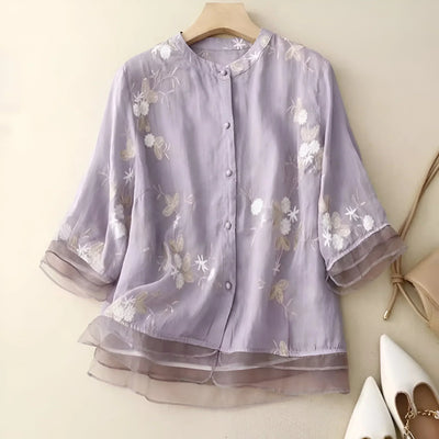 Giovanna | Elegante katoenen blouse