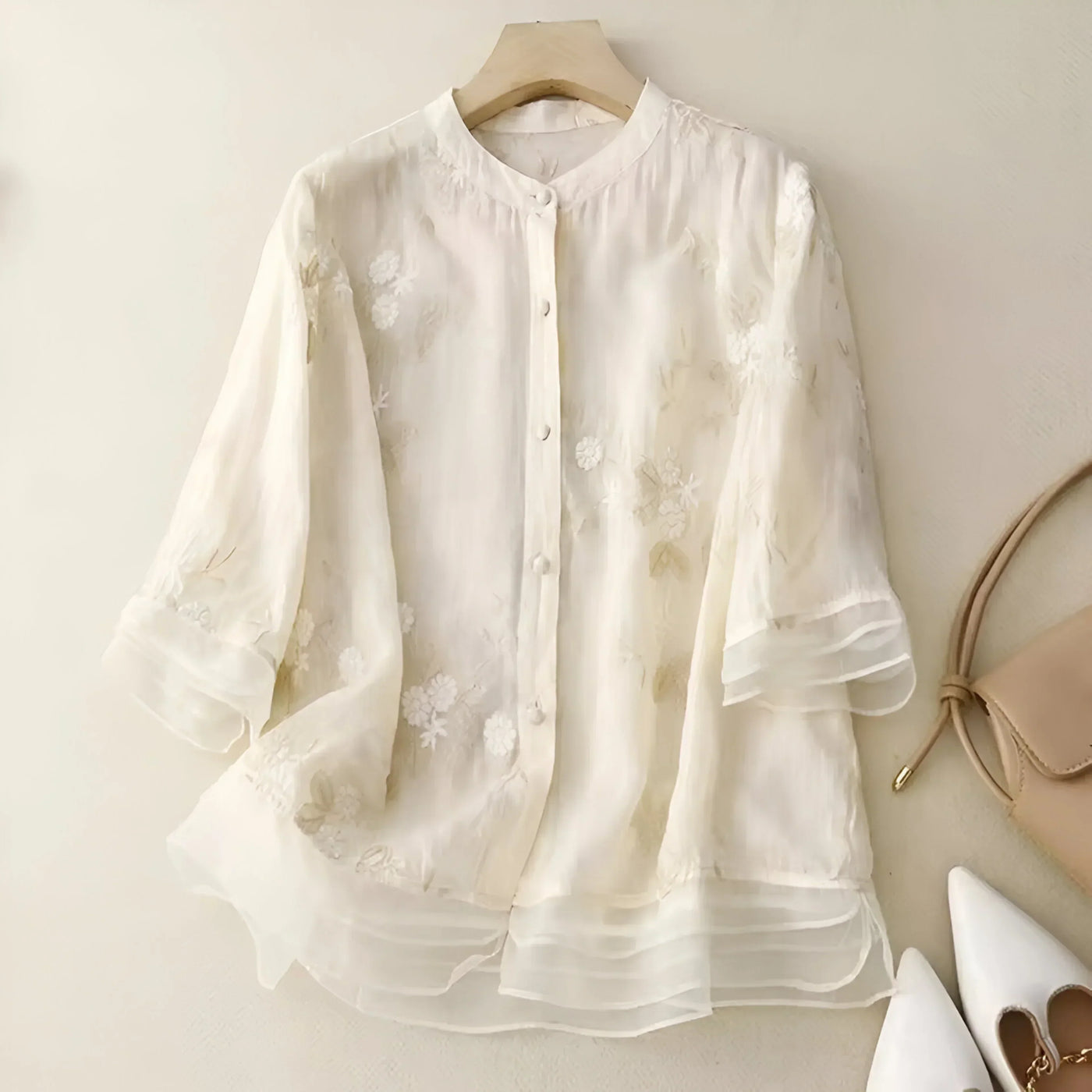 Giovanna | Elegante katoenen blouse