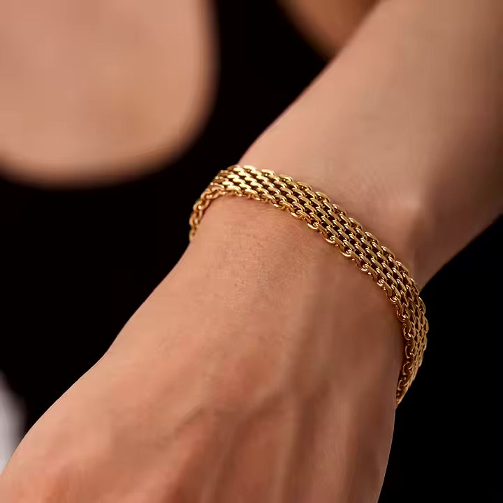 Imara Armband met Elegante Schakels | Goud