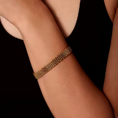 Imara Armband met Elegante Schakels | Goud