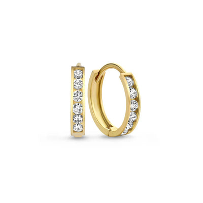 Dara Brillane Oorbellen Set | Goud