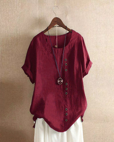 Kelly | Casual blouse met korte mouwen