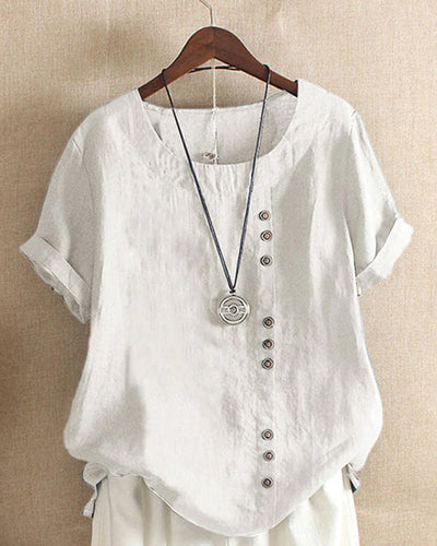 Kelly | Casual blouse met korte mouwen