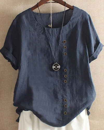Kelly | Casual blouse met korte mouwen