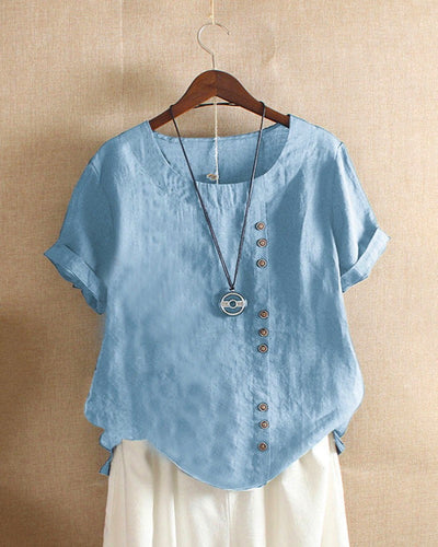 Kelly | Casual blouse met korte mouwen