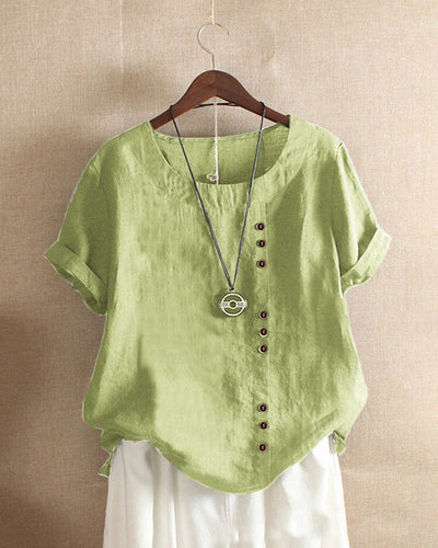 Kelly | Casual blouse met korte mouwen
