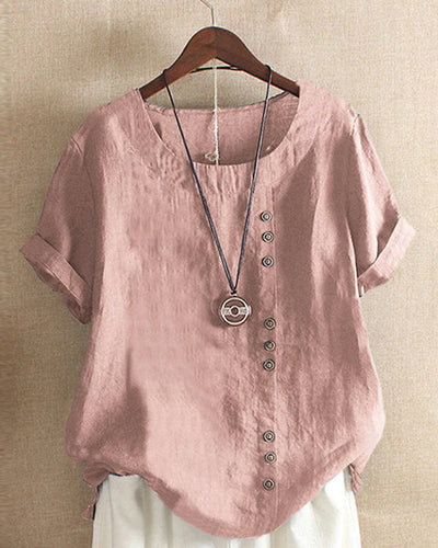Kelly | Casual blouse met korte mouwen