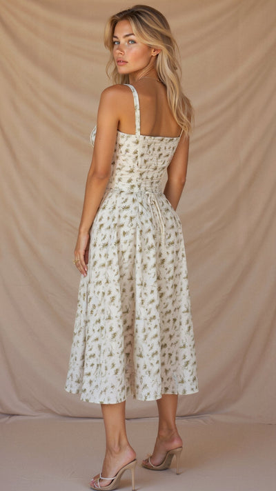 Kiana | Korset midi-jurk
