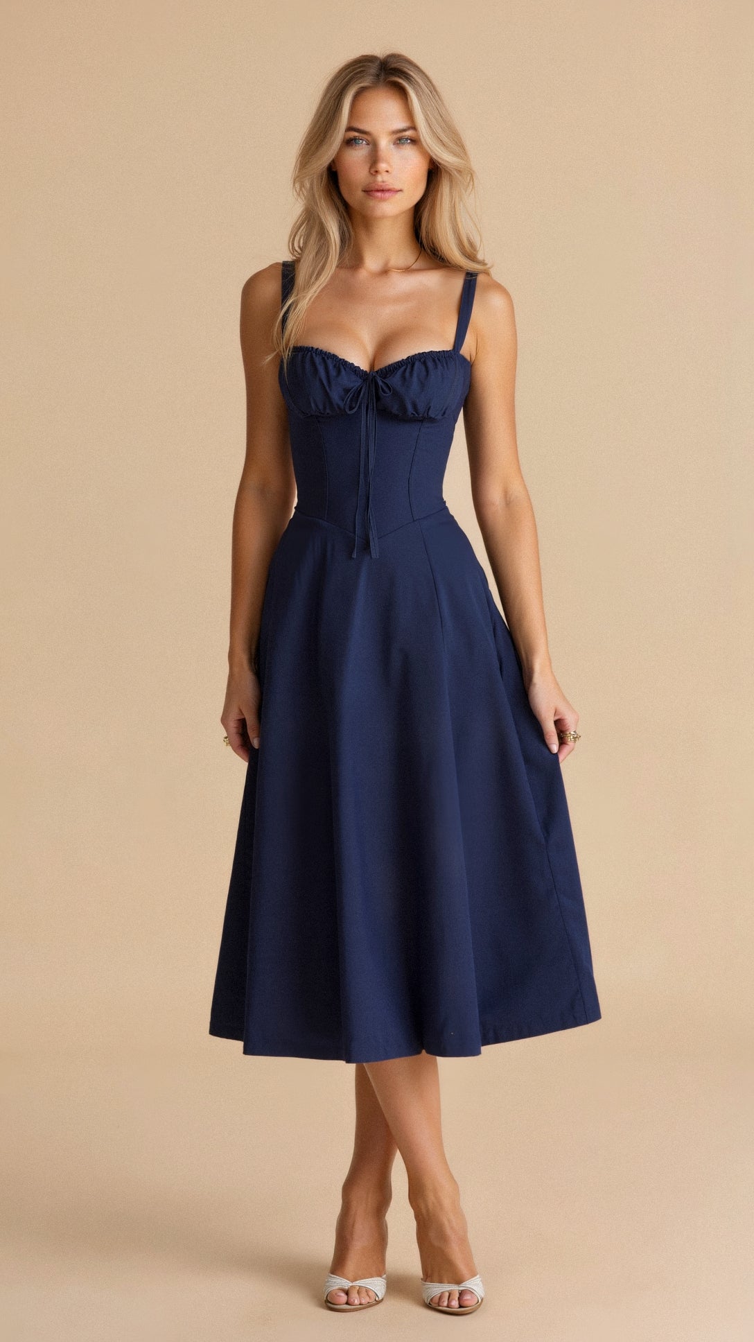 Kiana | Korset midi-jurk