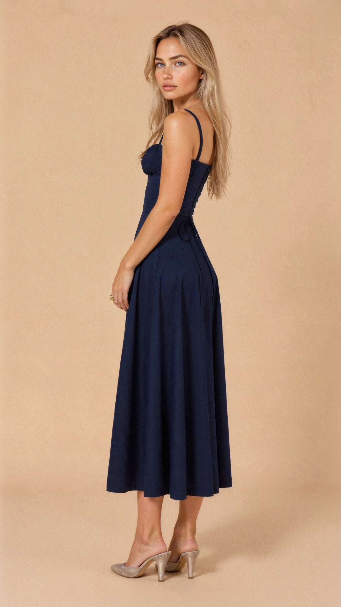 Kiana | Korset midi-jurk