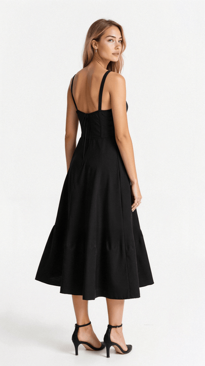 Kiana | Korset midi-jurk