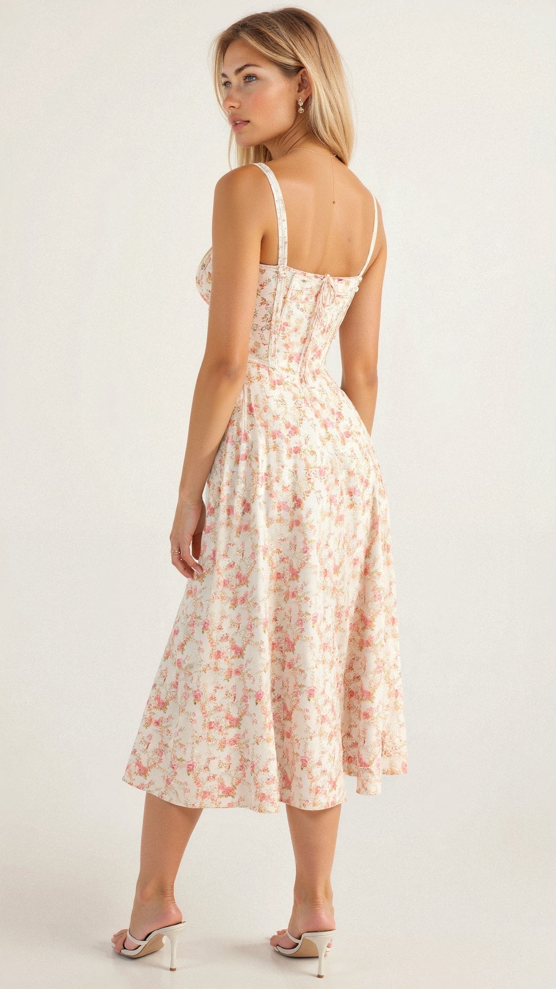 Kiana | Korset midi-jurk