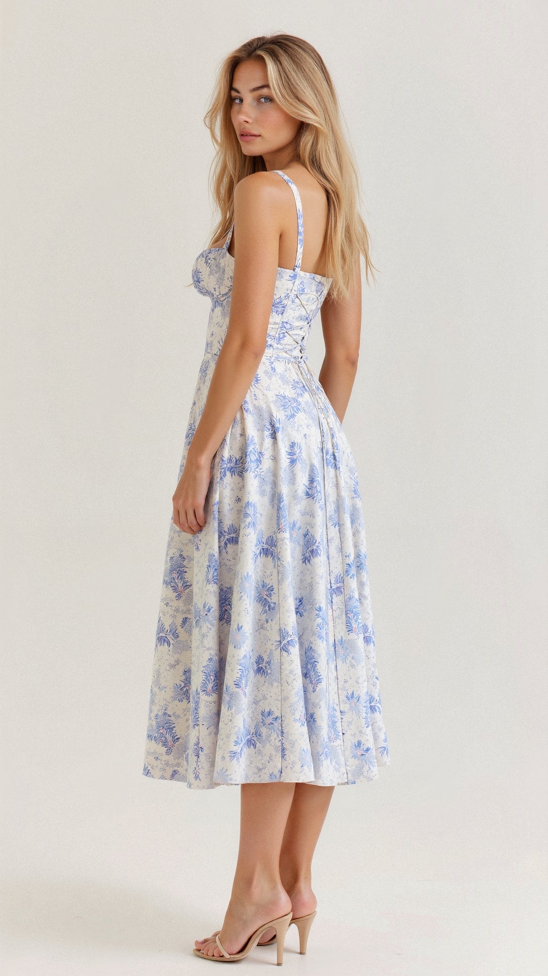 Kiana | Korset midi-jurk