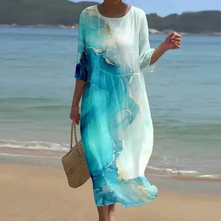 Margareta | Elegante bloemenjurk
