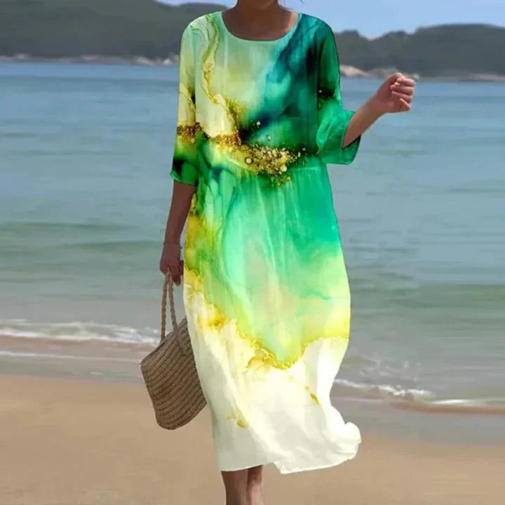 Margareta | Elegante bloemenjurk