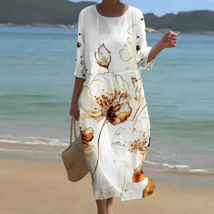 Margareta | Elegante bloemenjurk