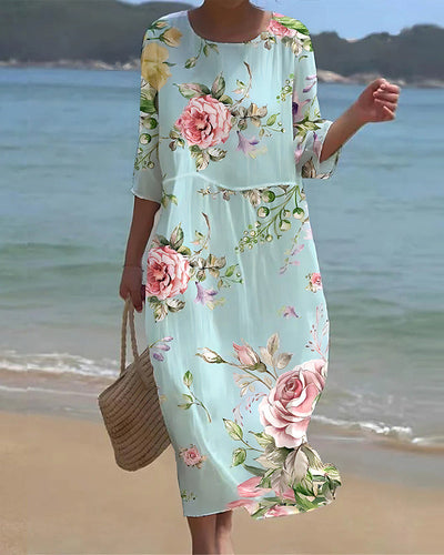 Margareta | Elegante bloemenjurk