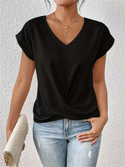 Maya | Zacht V-hals shirt