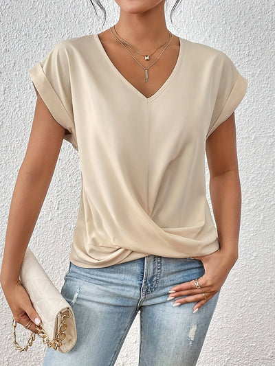 Maya | Zacht V-hals shirt