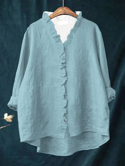 Mia | Premium blouse met ruches