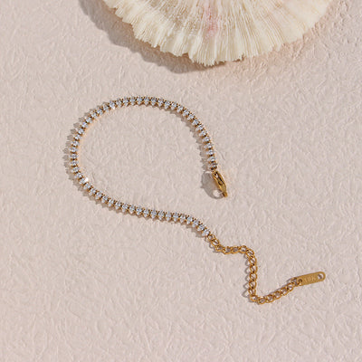 Tennisarmband Wisteria Diamant | Goud