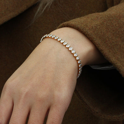 Tennisarmband Wisteria Diamant | Goud