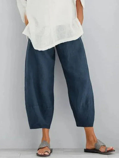 Thalassa | Korte linnen broek