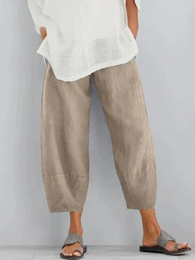 Thalassa | Korte linnen broek