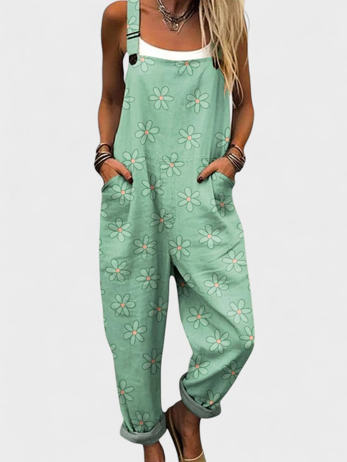 Nana | Bloemen madeliefje jumpsuit