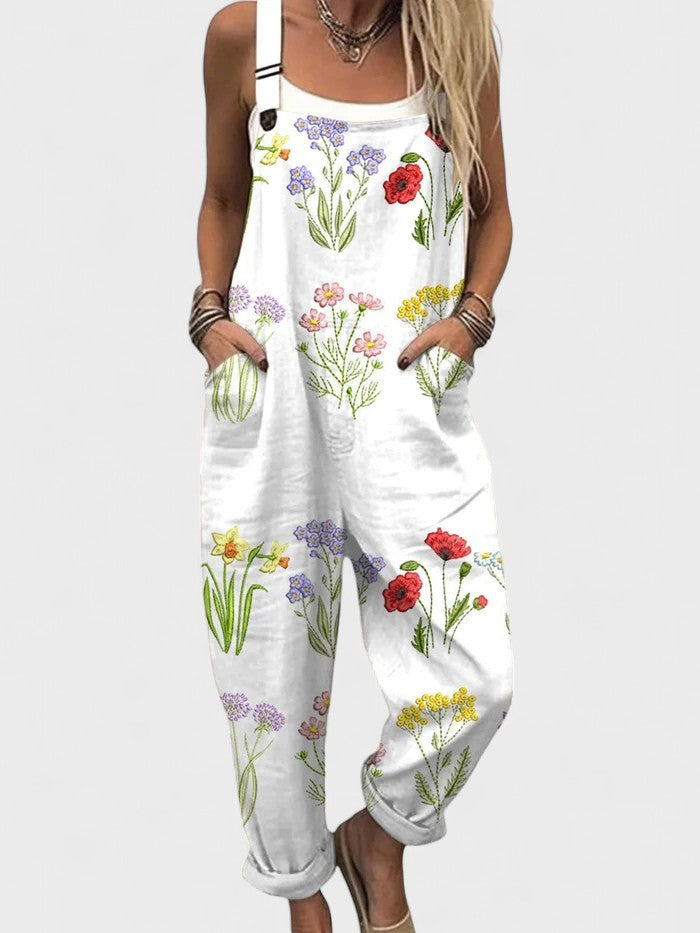 Ida | Jumpsuit met wilde bloemen