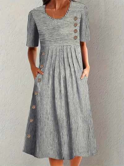 Lotta | Gestreepte zomerjurk