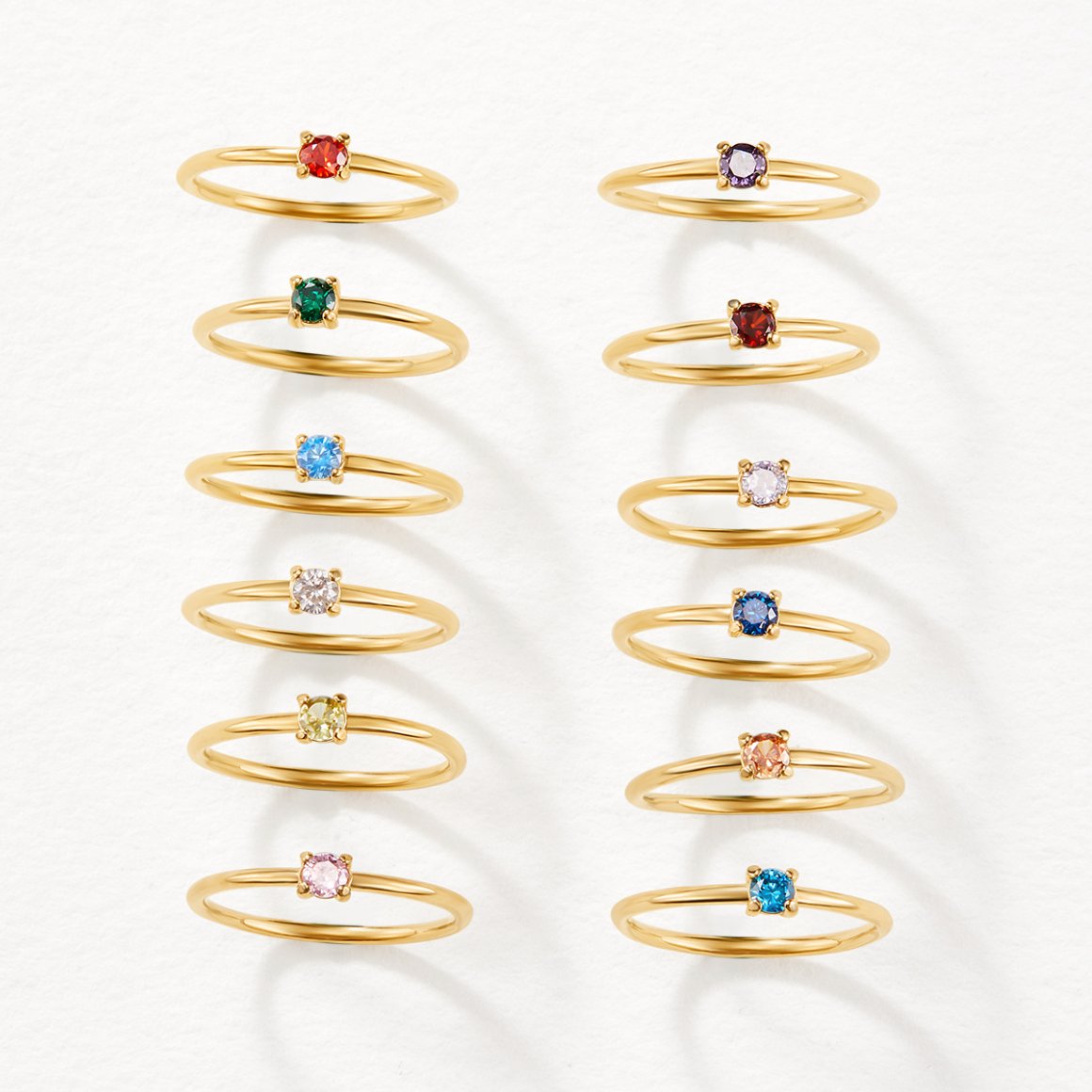 Ringen met Geboortesteen | Goud